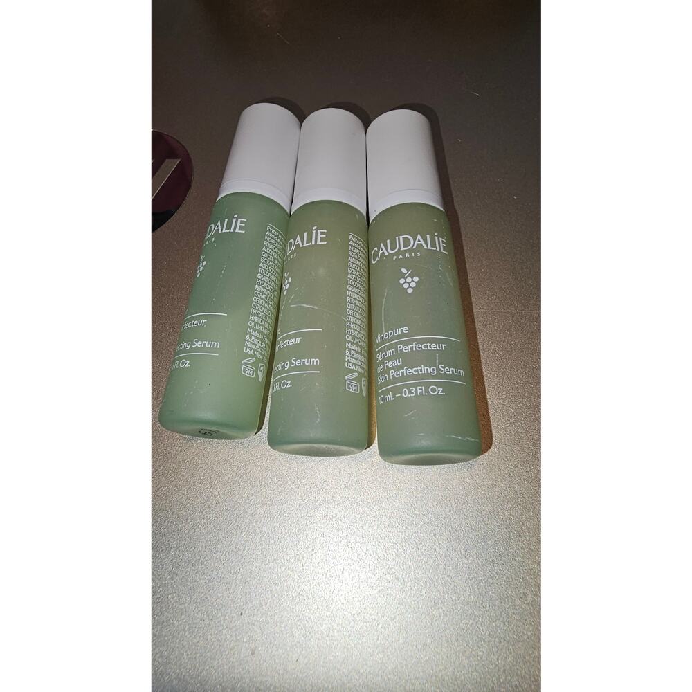 3 Caudalie Vinopure Natural Salicylic Acid , Skin Perfecting Serum - Total 30 mL